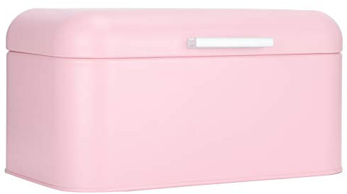 Akozon Boîte à Pain Vintage en Métal - Boîte de Cuisine Rétro Rose K-011S pour l'organisation du Pain et des Collations