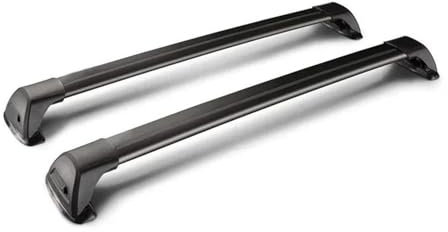 Galeries de Toit pour Mercedes pour Benz pour R Classe W251 V251 2006-2019 Berline Barre Toit Voiture Serrure Ceinture en Alliage D'aluminium Spécial Voiture Galerie de Toit(Noir)