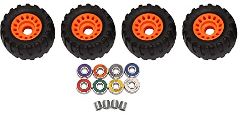 Quystetes Ruote per skateboard e longboard off road (set da 4 contiene manicotto cuscinetto)