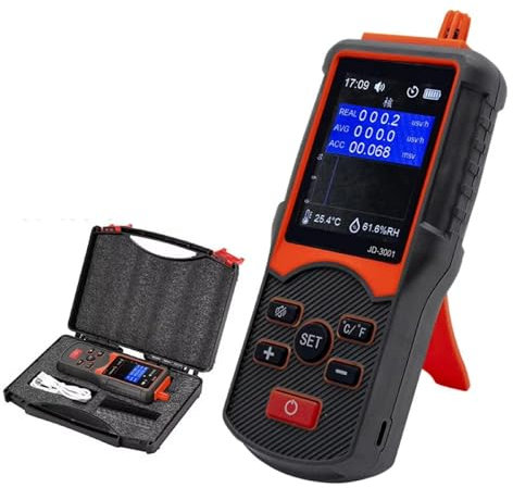 VIVIWI Multifunctional Geigers Counter Electromagnetic Radiation Detectors Simple Operate for Environmental