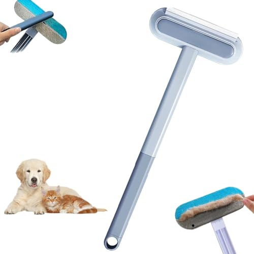 2025 New Pet Hairs Removal Brush, Multifunctional Hair Removal Brushs, Pet Hairs Removals Tool, with Extended Handle, Washable & Detachable, Carpet Brush for Pets Hair, for Couch Glass Car (1pcs)