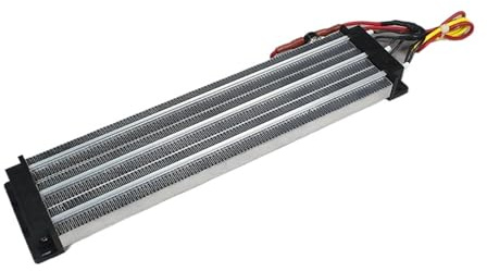 Wärmetauscher 2500 W AC DC Industrieheizung PTC Keramik Lufterhitzer Elektroheizung isoliert mit Thermostatschutz 286A3 330 x 76 mm