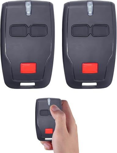 Confezione da 2 Telecomando Bft, Telecomando Bft, Telecomando Bft per cancello, Bft Telecomando, Bft, 433 MHZ per cancello elettrico a 2 canali per Rolling BFT Mitto 2, Kleio, Ghibli, TRC 2, Kleio