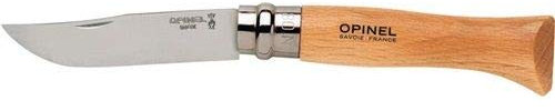 Opinel Messer rostfrei, Buche No. 8/8,5 cm