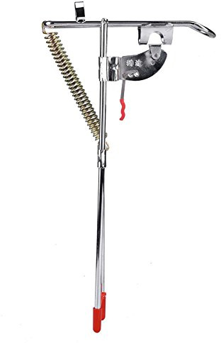 Estink Rutenhalter für Angelrute, Tragbare und Einstellbar Auto Spring Angelrutenhalter Angelrute Ruten Halterung Ständer, 14.56 x 7.68 x 2.56 Zoll
