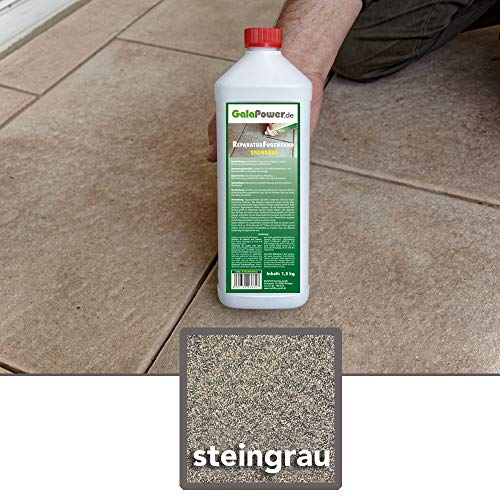 GalaPower Reparaturfugensand 1,5 kg, aushärtend, Farbe: steingrau