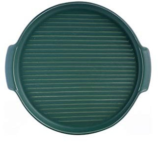ZHANGXIAO Vassoio per Pizza Stile Nordico Utensili da Cucina Ceramica Stampo da Forno per Forno A Microonde, Lavabile in Lavastoviglie (Colore : Blu, Dimensione : Superficiale)