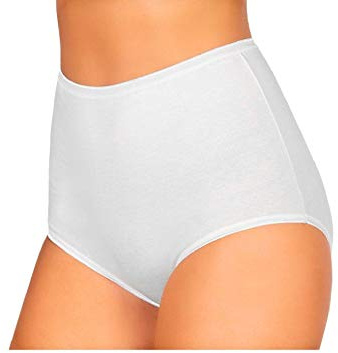 JADEA CULOTTA Donna, Offerta 6 E 12 Pezzi, Slip Donna in Cotone Elasticizzato, Slip Donna Vita Alta 824 (6 Pezzi Bianco, 10)
