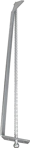 WEIDENPROFI Sicherheitsbefestigung, Sturmanker mit Erdnagel für Zaunmontage oder Trampolin-Befestigung 64 x 4 x 0,5 cm