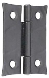 Bisagra de puerta hecha a mano de hierro forjado rústico Armario bisagra de puerta vintage cabaña herrero estilo antiguo bisagra 40x53mm