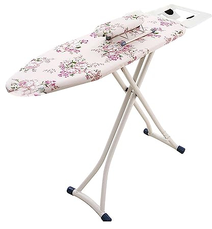 ASSE Stiro,Tavolo da Stiro Pieghevole,Metallo/Copriasse in Cotone,ASSE da Stiro,Salvaspazio,Portatile,per Viaggio,Compatta,Dimensione Piano da Stiro 90X31Cm,ASSE da Stiro con Piedini Antiscivolo (col