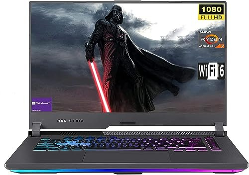 ASUS ROG Strix G15 Gaming Laptop, Display FHD da 15,6, NVIDIA GeForce RTX 3060, AMD Ryzen 7 4800H 4.2 GHz, 16GB RAM 1TB SSD, Tastiera Chiclet retroilluminata 4-Zone RGB, Windows 11 Home, Grigio