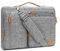 MOSISO 15 Pollici Borsa Tracolla Laptop, Custodia Computer Compatibile con MacBook Air 15 M4 M3 M2 2025-2023 / Pro A1990 A1707,Lato Open Borse Messenger&4 Cerniera Tasche&Handle, Grigio