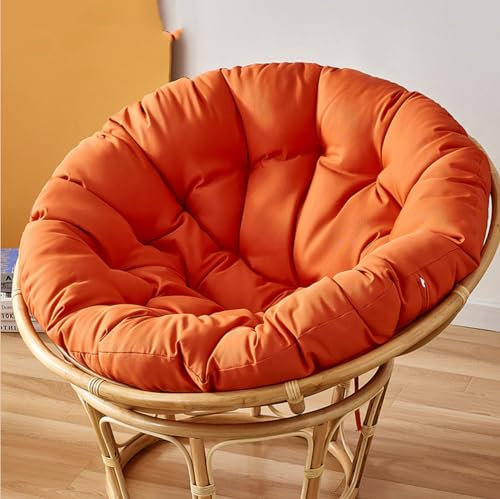 FloAPa Papasansessel Kissen Sitzauflage Rundes Dicke Stuhlkissen Polster Bodenkissen für Schwenksessel für Indoor Outdoor Garten Stuhlauflage,003,130 * 130