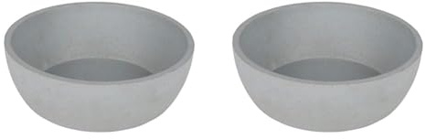 District 70-5347 - Bamboo Hundenapf - Eisblau - Small: 14 x 14 x 5, 2 cm (570 ml), Small (570 ML) (Packung mit 2)