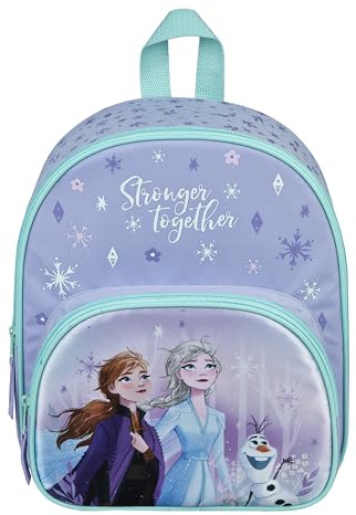 Undercover - Barnryggsäck Disney Frozen - med framficka - för förskola, fritid och resor - hållbar och praktisk - för barn från 4 år
