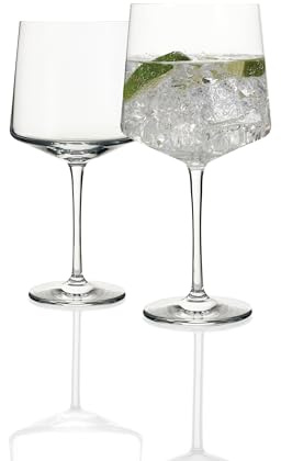 Schott Zwiesel Passionata Gin & Tonic Gläser Set of 2 | 700ml Kristallglas | Botanische Aromen & Zeitloses Design