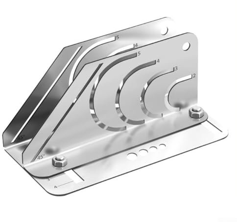 Tagliatubi professionale in schiuma – Tagliatubi di precisione in gomma isolante a 45°, dispositivo di taglio regolabile, guida di taglio per tubi con diametri che vanno da 60 a 90 mm/20-50 mm (20-50