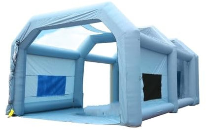 box auto da esterno Cabina di verniciatura gonfiabile con soffiatori Cabina di verniciatura gonfiabile Cabina di verniciatura potente Tenda per verniciatura auto Tettoie per auto(10x6x4m 67.6kg)