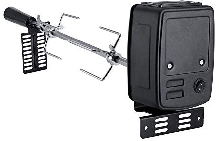 LUNWJJIP Kit girarrosto Completo Universale, Motore Elettrico in Acciaio Inossidabile con Asta for spiedo for Cucina, Sala da Pranzo, Festa di nozze/850