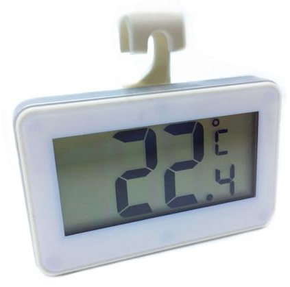 ARTSEWPLY Termometro per Frigorifero con Schermo LCD ad Alta Precisione Facile Installazione con Gancio Monitoraggio Stabile Temperatura per Conservazione Alimenti