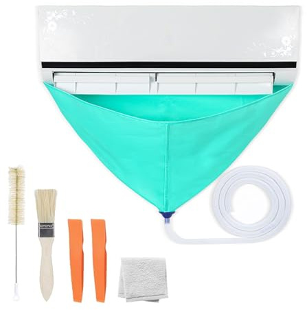 Kit De Nettoyage De Climatisation, Couvercle Anti-fuite, Ensemble Complet De Nettoyant For Climatiseur Avec Tuyau D'eau, Outils De Nettoyage Sans Démontage(3pcs)
