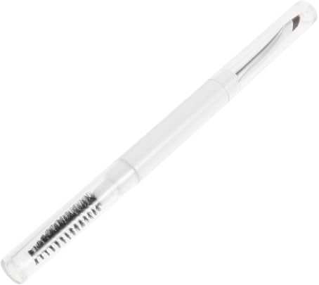 NOLITOY Augenbrauenbürste und Spiralkamm aus ABS und Metall Doppelseitige und Laminierung mit Weichem Borstenkopf Tragbares Design für Präzises Augenbrauen Make Up