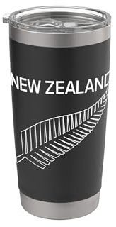 New Zealand Fern Proud Kiwi Bird NZ New Zealander Stainless Steel Insulated Tumbler