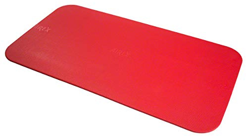 AIREX Corona 185X100X1,5cm Bodenmatte Turnmatte Gymnastikmatte Trainingsmatte Therapymatte YogaMatte (ROT, 185x100x1.5)