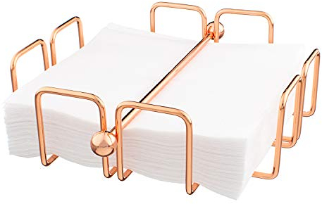 simplywire - Portatovaglioli/Salviette con barra di fermo - Ramato