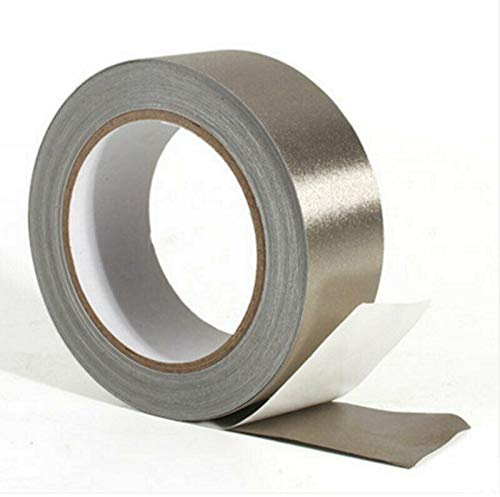 SENRISE Leitendes Klebeband, Isolierband, Abschirmung, isoliert, strahlungssicher, einfarbig, leitfähig, Gewebeband für Laptop, Kabel, LCD, Handykabel, EMI-Abdeckung, 5 mm x 20 m