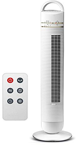 Climatiseur-YL Ventilateur Colonne Silencieux Oscillant Tour Quiet Set Puissant Et Ultra Design Grande Puissance 40W 3 Vitesses De Fonctionnement (Contrôle à distance)
