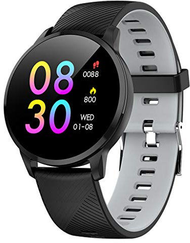Reloj Inteligente Rastreador De Actividad Rastreador De Actividad Pantalla Táctil De 1.3 Pulgadas, Podómetro De Calorías Rastreador De Sueño Llamada Recordatorio De SMS, Para Hombres Mujeres Niños