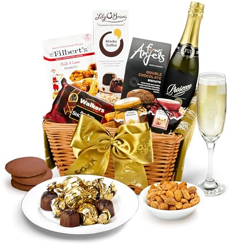 Windermere Prosecco Hamper - Premium Sparkling Wine Gift Set with Artisan Chocolates, Shortbread, Jam - Luxury Prosecco Gift Basket for Her, from Regency Hampers