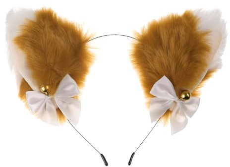 Beaupretty Fuchs Ohren Stirnband Plüsch Anime Tier Stirnband Cosplay Fell Katzenohren Stirnband Party Kostüm Haarschmuck für Kinder Und Erwachsene
