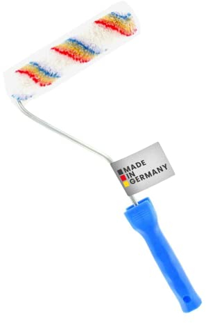RIKAMA - Rullo professionale per pittura | rullo per pittura | rullo per verniciatura | necessità di pittura | rullo per facciate | per interni ed esterni (4/100 mm con supporto)