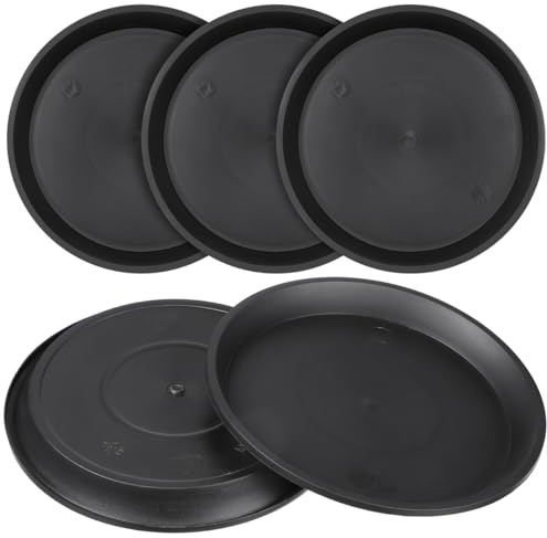 Happyyami 10pcs Plant Saucers Flower Pot Drip Trays Plants Garden Saucers Plant Pot Saucer Trays for Indoor Outdoor 20cm
