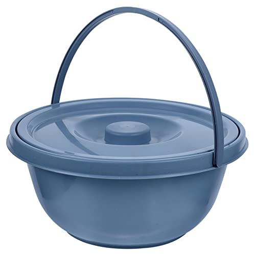 SEWOART Elderly Chamber Pot with Lid and Handle Portable Urinal Spittoon for Home Use Ideal for Seniors and Disabled Easy to Clean and Maintain Comfortable Design