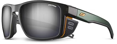 Julbo Shield Glacier Sonnenbrille Herren & Damen / Photochrome Gläser für Bergsteiger, Wandern, Skifahren & Schneereisen, 100% UV