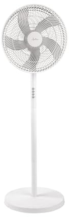 JATA JVVP3060 - Ventilador de Pie Oscilante. 3 Niveles de Ventilación. 5 Aspas. Caudal de aire: 2646 m3/h. Rejilla protectora. Cabezal Inclinable. 50 W. Solo 65 dB