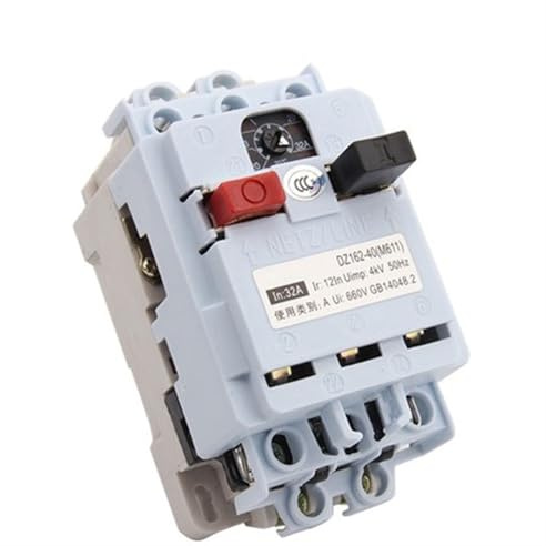 Disjoncteur à boîtier moulé MCCB DZ162-16 (M611) 10A 16A, interrupteur de Protection du moteur, 1 pièces(6.3A)