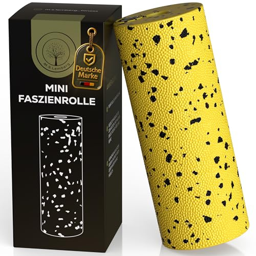 M.S.Lemberg Faszienrolle klein 15x5cm für Fuß - Mini Fußrolle Massagerolle | Punktgenau entspannen - Selbstmassage für Nacken, Schulter, Arm, Wade, Ferse, Fersensporn & Fußsohle - Faszien Massage