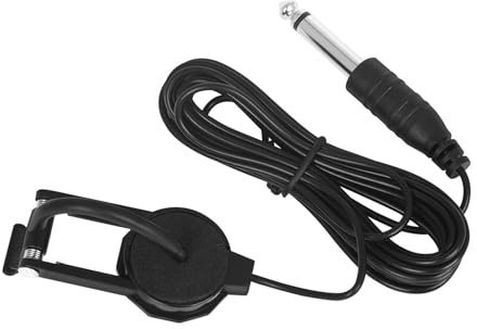 Micros pour violon avec clip sonore de 6,35 mm pour violon, piézoélectrique, accessoires d'instruments de musique