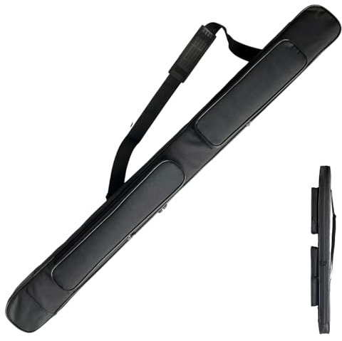 HJHUUA 105 cm Lange Schwarze Schwerttaschen,einlagige Schwerttasche mit Fach,wasserdichte Aufbewahrungstaschen aus Oxford-Stoff,tragbarer Rucksack für Bokken,Katana,Tai-Chi-Schwert,Kampfsportschwert