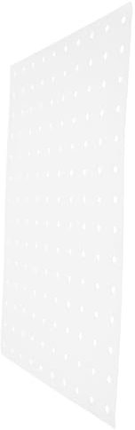 WOONEKY Panneau Perforé Mural en Fer Blanc pour Garage, Rangement D’outils, Installation Facile, Atelier et Espace de Travail