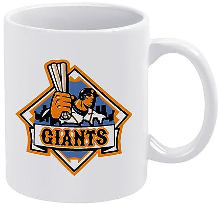 YINGD Tazza Yomiuri Giganti Tazza da caffè in ceramica Tazza da latte Colazione Tazze da tè Acqua Latte Birra Vetro da tavola Resistente al Calore Bere Diretto Ufficio Uso Domestico Presente 350ml