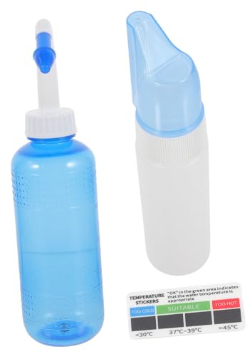 Healeved Irrigatore Nasale in Per Lavaggio Nasale Per Irrigazione Pulizia Domestica Ricaricabile e Trasportabile