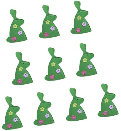 YIZITU 10 soportes para huevos de Pascua de 18 x 10,50 cm, funda de tela para huevos para decoración del hogar, fiesta, mesa