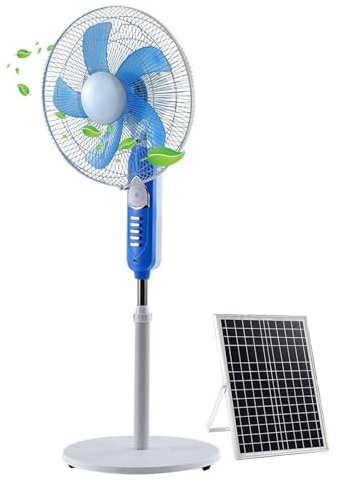 Ventilatore da terra con telecomando, oscillante e silenzioso, ideale per casa, camera da letto o ufficio