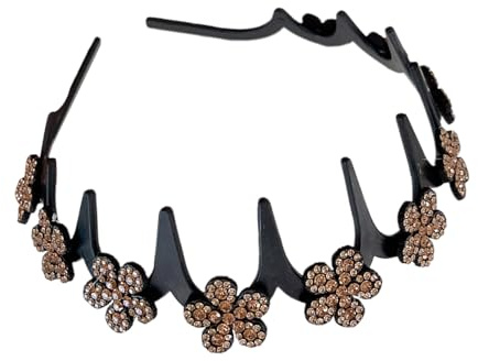 Fascia Per Capelli Donna Con Strass Per Capelli Con Frangia
